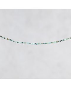 Turquoise Africaine rondelle facettée 1x2mm
