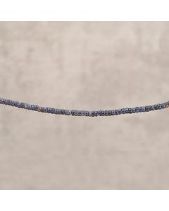 Oeil de tigre bleu d'Afrique round roundel 2x4mm