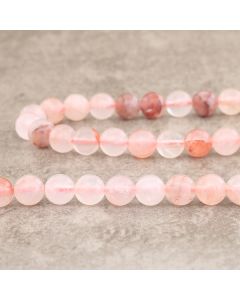 Quartz rose du Brésil mixed 8mm