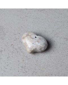 Fossile stone d'Afrique heart pendentif 22x25mm 