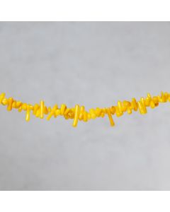 Corail bambou sticks yellow 8-15x3mm 