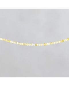 Opale jaune d'Inde rdelle facettée 3x4mm