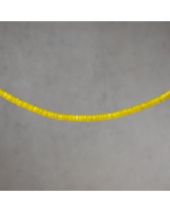 Coquillage Pacifique heishi 1x6mm yellow