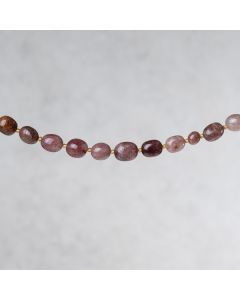 Quartz strawberry Brésil river olive 12-18mm