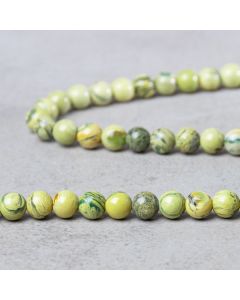 Jaspe dragon d'Afrique yellow 6mm