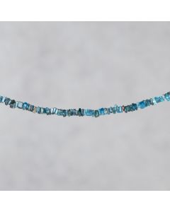 Apatite du Brésil asymetric square 4-5mm