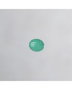 Onyx vert d'Afrique scarabée Ramsès 10x12mm 