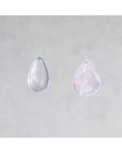 Quartz rose du Brésil pendentif 20x30mm env