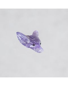 Améthyste Brésil loup pendentif 27x41mm