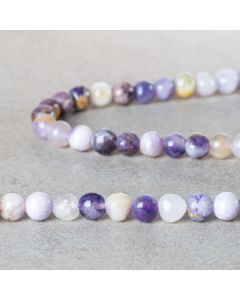 Jaspe purple d'Afrique 6mm