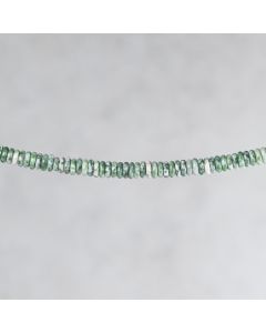 Green sea jasper d'Afrique round rdelle 2x6mm