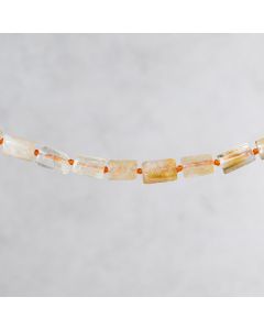 Citrine du Brésil tube 8x12mm
