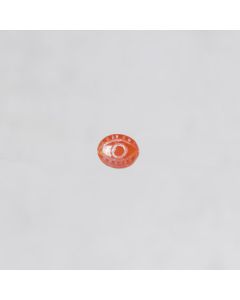 Cornaline Oeil d'Isis 10x12mm (tr 0.7-0.8mm env)