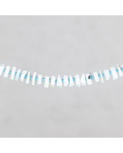Larimar de rép.domicaine rondelle 2-3x15mm