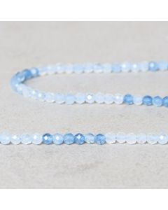 Aigue Marine du Brésil mixed color facettée 3mm