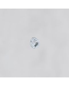 Perle textile silver 6mm (trou 3mm) 0.5€x10=5€