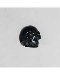 Crâne obsidienne noire Afrique 50mm