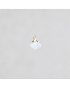 P.de Lune pendentif Gingko 8x9mm pl.or 1 m