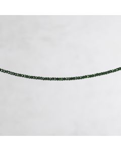 Green sand stone rondelle 2x3mm