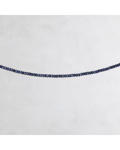 blue sand stone rondelle 2x3mm