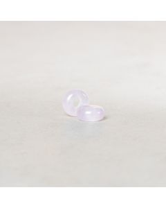 Quartz rose rondelle 6x12mm tr 5mm 0.85€x4=3.4€