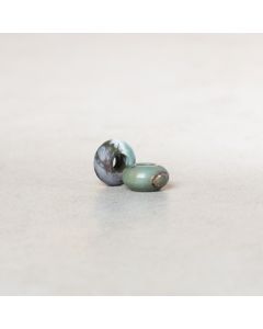 Océan jasper rondelle 6x12mm tr 5mm 0.85€x4=3.4€