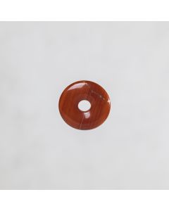 Jaspe rouge d'Afrique donut 30mm