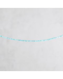 Amazonite du Brésil rondelle facettée 1x2mm