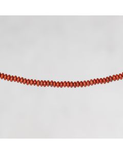 Jaspe rouge d'Afrique rondelle toupie 2x4mm