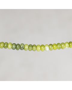 Jade thailandais round roundel 5x8mm