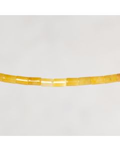 Jade jaune d'Afrique tube 5x8mm