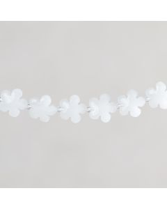 Jade blanc de Chine fleur 15mm