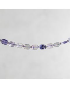 Fluorite du Brésil rectangle facetté 8x10mm