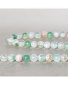 Agate Sakura Australie verte 6mm