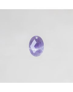 Améthyste Brésil pdt ovale facettée 13x18mm