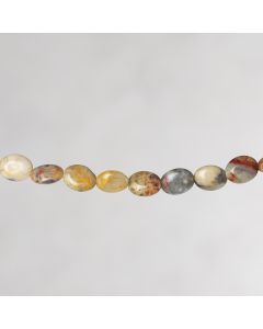 Crazy agate d'Afrique ovale 8x10mm