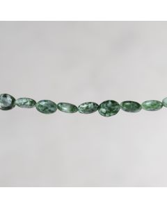 Green sea jasper d'Afrique ovale 8x10mm