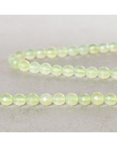 Green hill jasper d'Afrique facetté 6mm