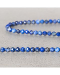 Lapis d'Afghanistan facetté low 4mm 