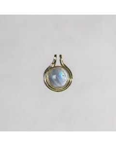 Labradorite Afrique pendentif doré 20mm