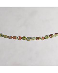 Unakite d'Afrique ovale 8x10mm