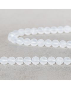 Cristal de roche du Brésil mat 6mm