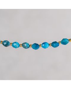 Apatite du Brésil olive facetté 6x8mm