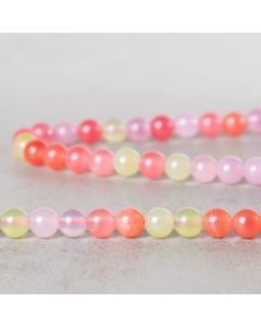 Jade mixed summer green pink 6mm