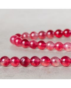 Jade mixed summer fushia 8mm