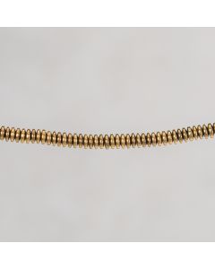 Hématite vintage gold toupie 1.5x4mm