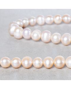 Perles de culture 8-9mm rose