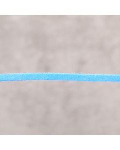 Cuir suedé bleu turquoise bobine de 30 m
