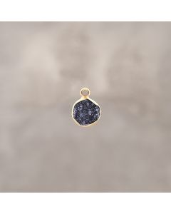 Druzy "noir" pd pl.or 1 m 8mm 3.95€x2=7.9€