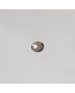 Quartz fumé oval 6x8mm 1.6x4=6.4€